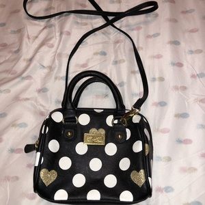 LUV BETSEY BETSEY JOHNSON POLKA DOT SHOULDER BAG